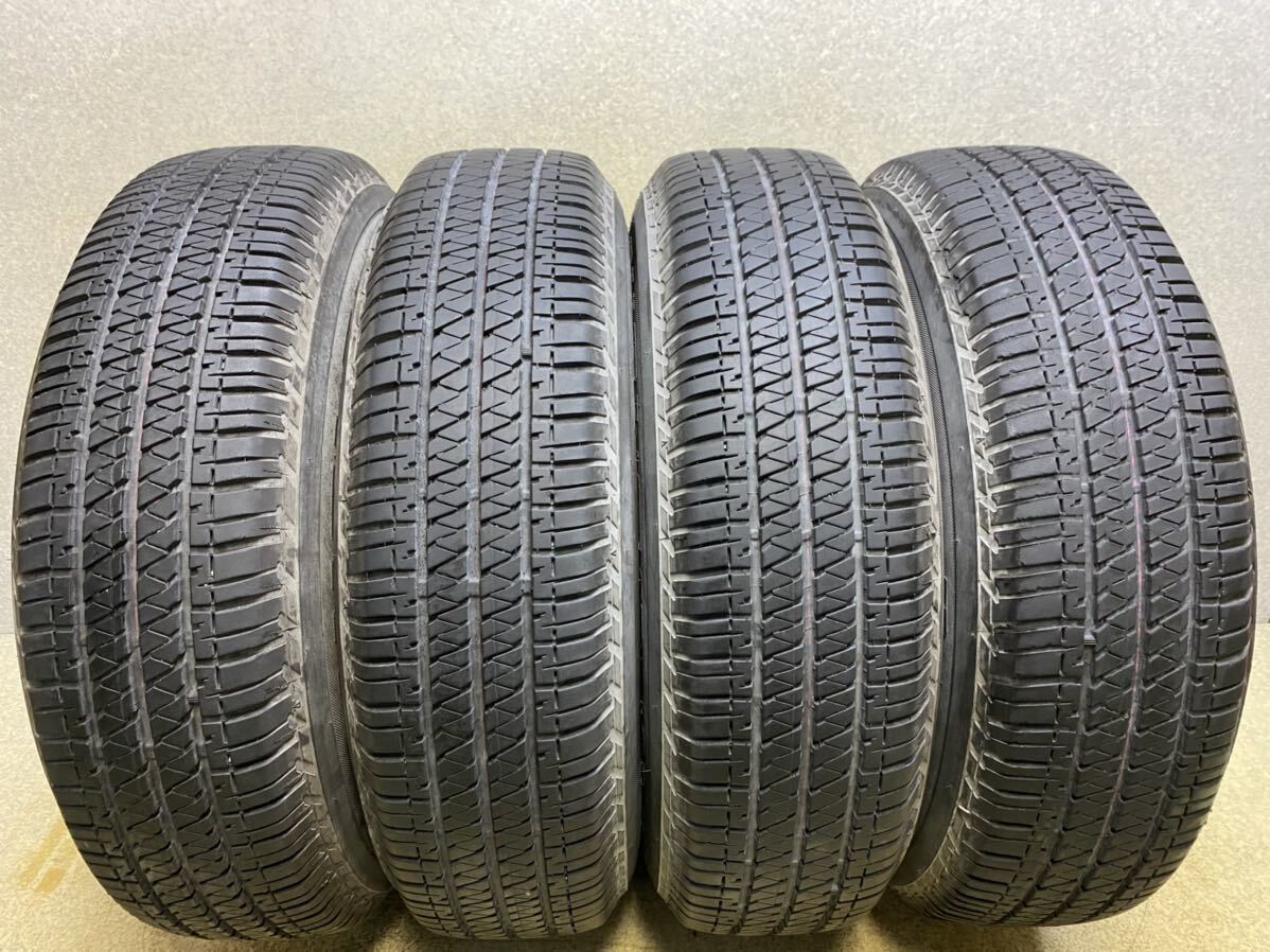 ジムニー 15インチ 社外品 15X5.5J +5 PCD 139.7/5H 195/80R15（96S）ブリヂストン DUELER H/T 684II 中古4本 2020年製 バリ山 195/80/15_画像7