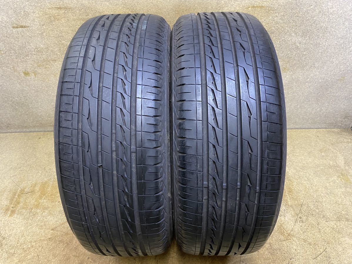 225/55R18（98V）ブリヂストン ALENZA LX100 中古2本 2022年製 バリ山 225/55/18_画像1