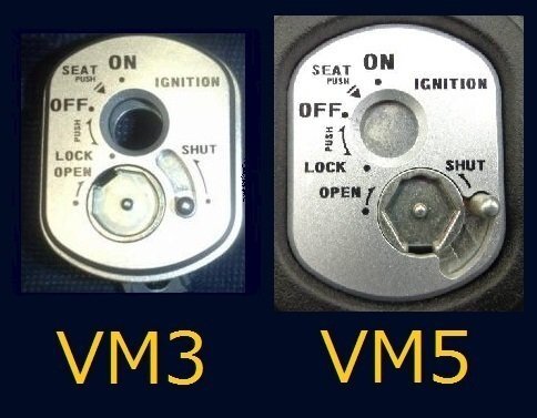 ライブディオ (AF34の後期型) シャッターキーブランクキー VM3の画像3