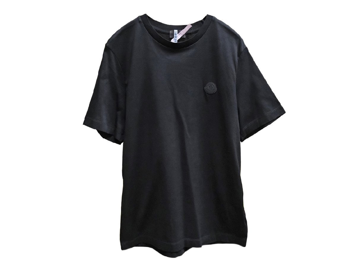 モンクレール　メンズ　Tシャツ　#XS　黒　ブラック　半袖　ロゴ　マグリア　MAGLIA_画像1