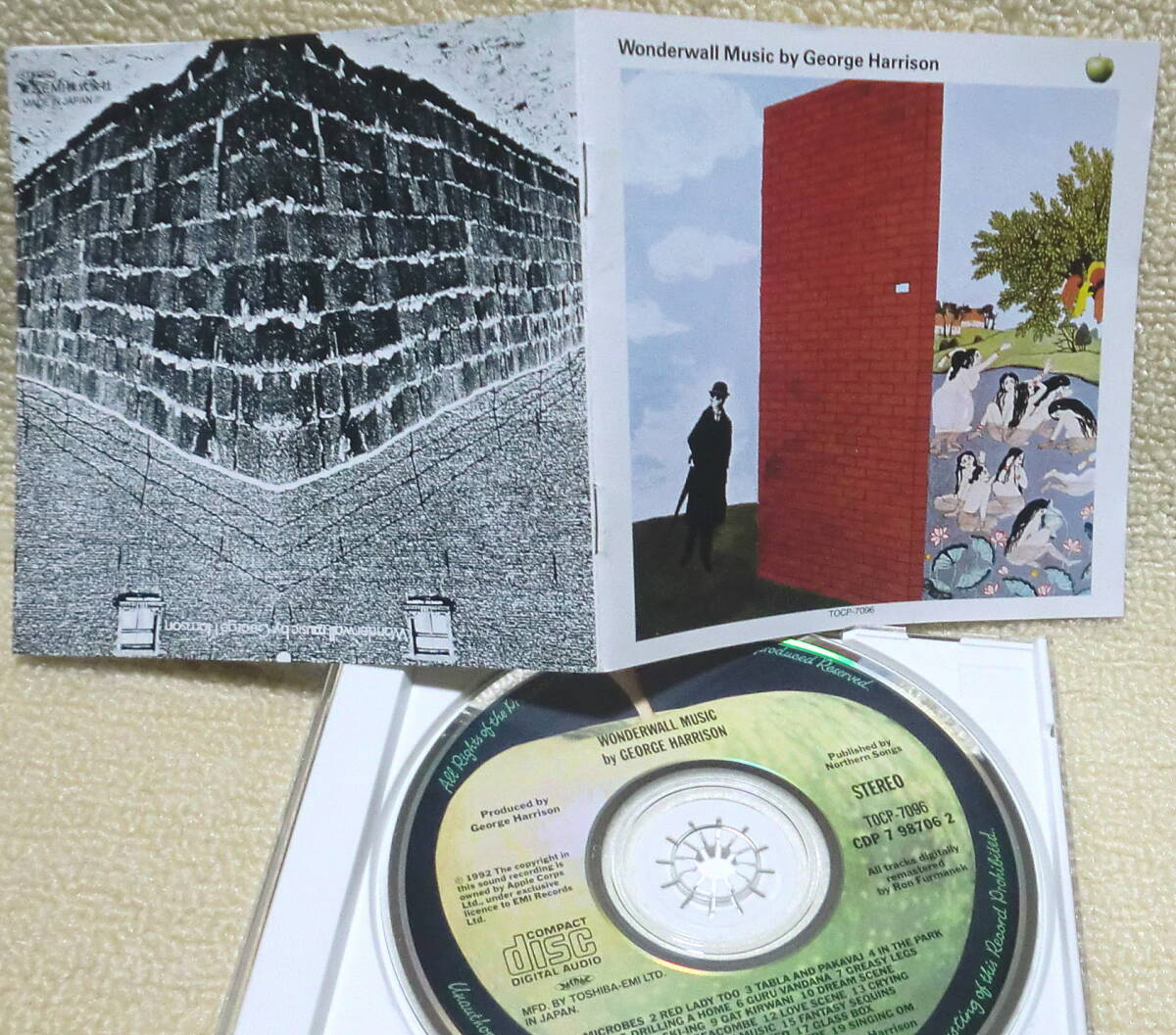 即決！【2点で送料無料】CD ジョージ・ハリスン George Harrison 不思議の壁 Wonderwall サントラ 日本盤 ビートルズ ジェーン・バーキンの画像1