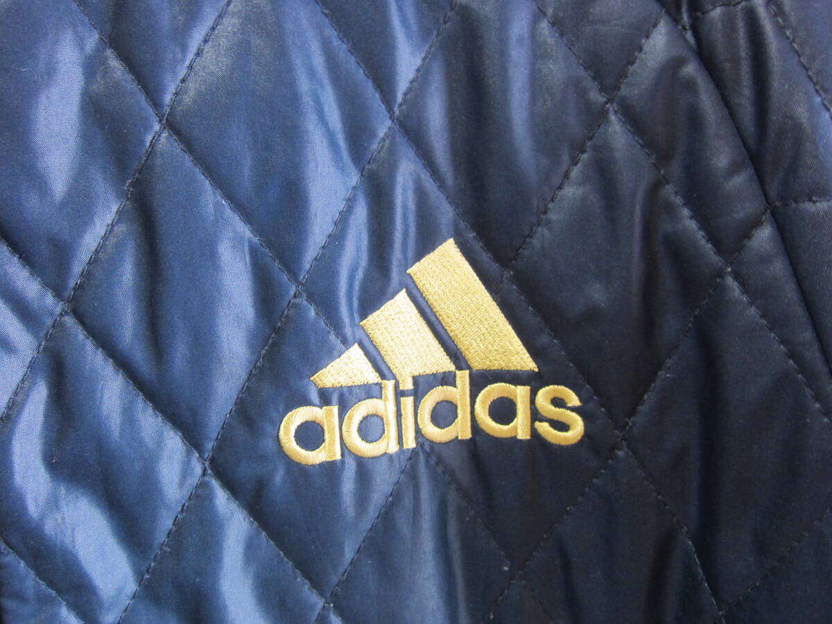 adidas アディダス メンズ M CLIMAPROOF 中綿 コート ジャケット ベンチコート ベンチウォーマー 濃紺 アウター スポーツ タ1040_画像2