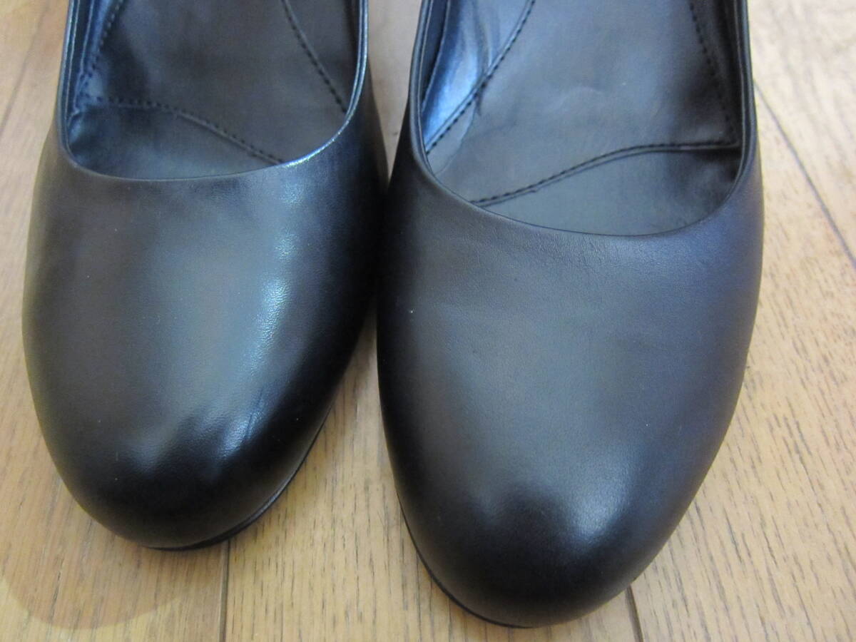 ほぼ未使用 外反母趾にやさしい靴 fitfit フィットフィット 24.5cm パンプス シューズ 靴 レディース 黒 NO.D_画像8