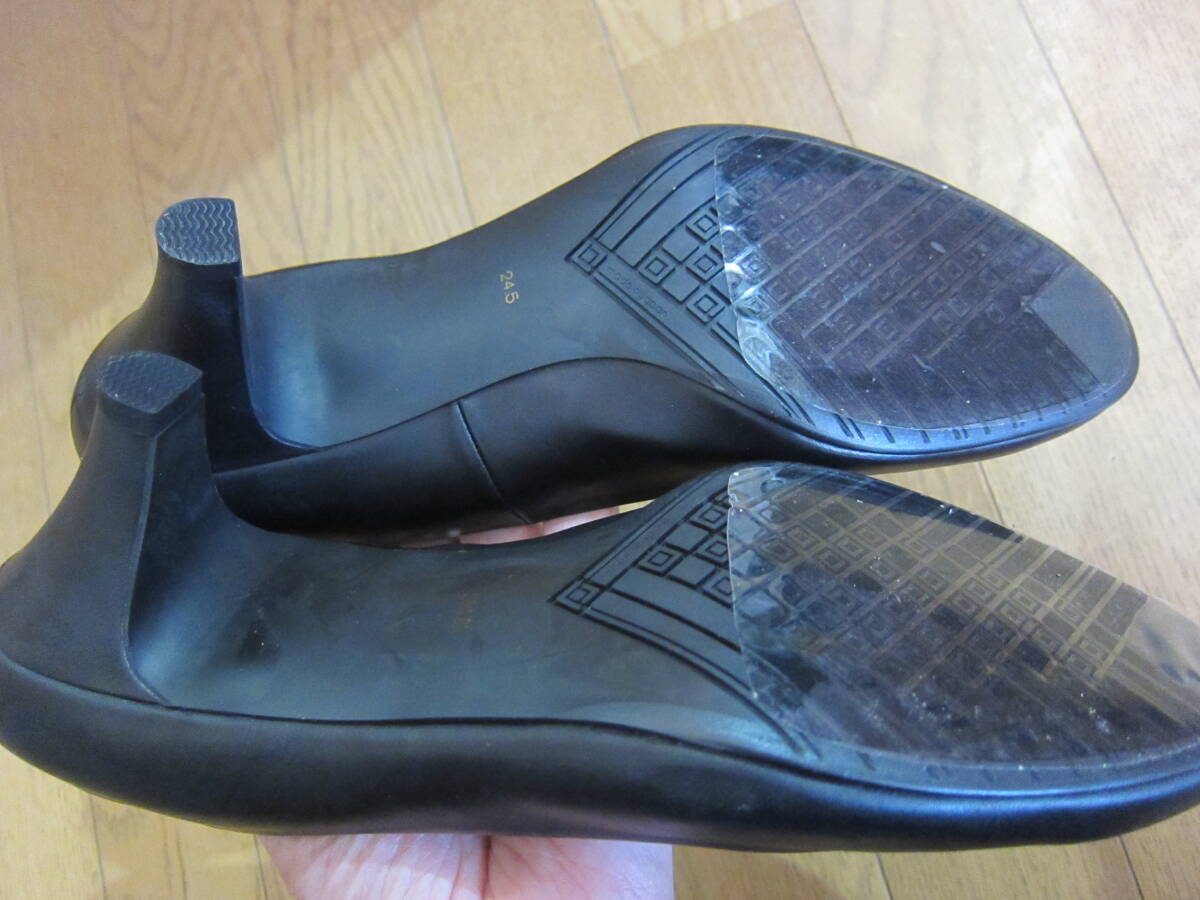 ほぼ未使用 外反母趾にやさしい靴 fitfit フィットフィット 24.5cm パンプス シューズ 靴 レディース 黒 NO.D_画像4