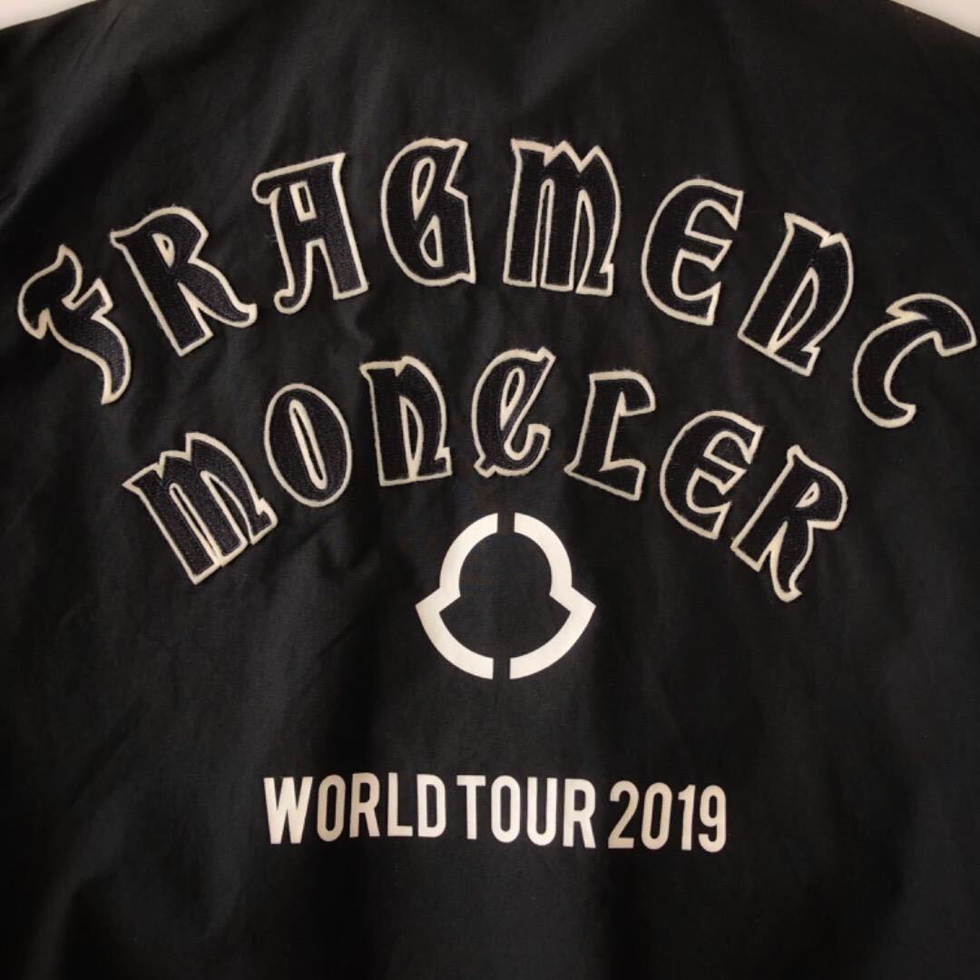 限定品 MONCLER モンクレール 国内正規★×FRAGMENT HIROSHI FUJIWARAフラグメントヒロシフジワラ 袖羊革切替 スタジャン コラボ タグ付の画像6