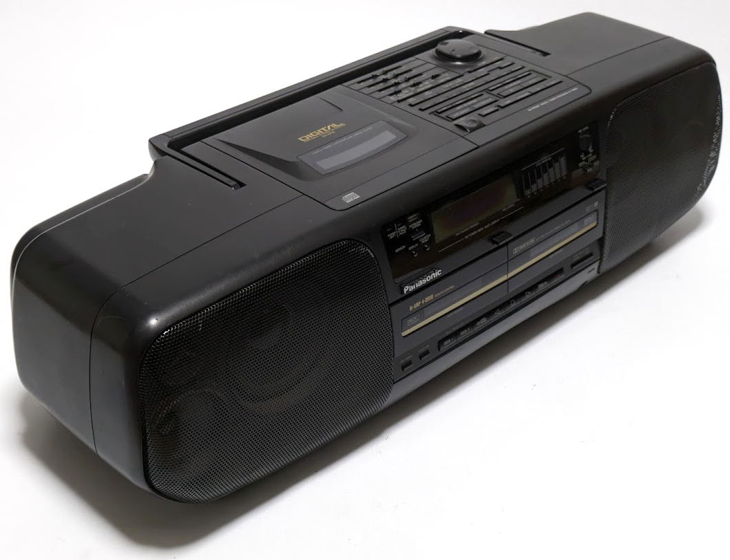 Panasonic パナソニック RX-DT8 ラジカセ CD カセットテープ ラジオ AM/FM ポータブル ステレオ デッキ 3ウェイ バブル_画像6