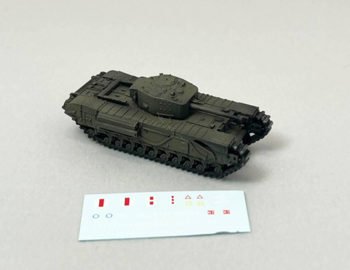 1/144 WWII British Churchill Infantry Tank greenの画像1