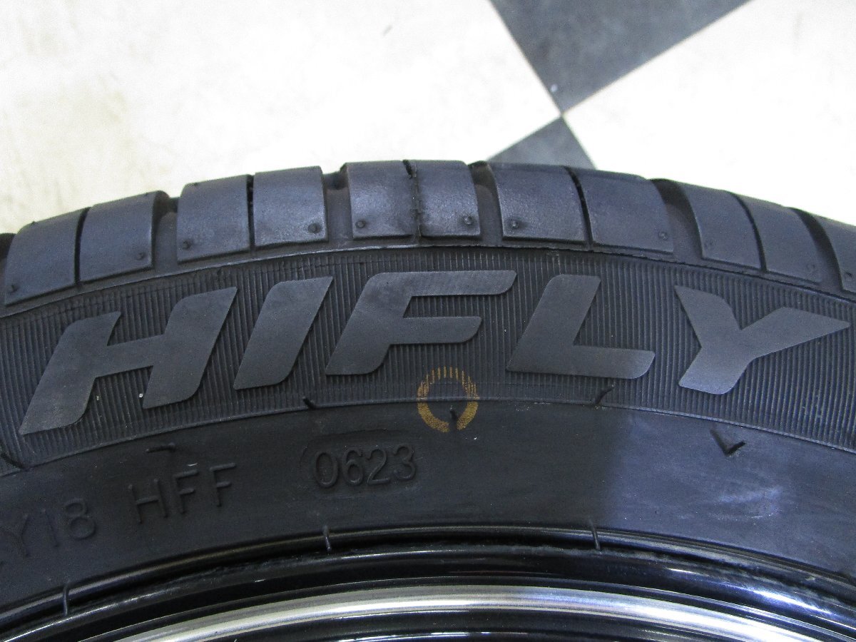 LEHRMEISTER レアマイスター LM SPORT シビック ロードスター アクア 16インチ 6.5J +50 4H100 中古 HIFLY HF805 195/50R16 22年製_画像7