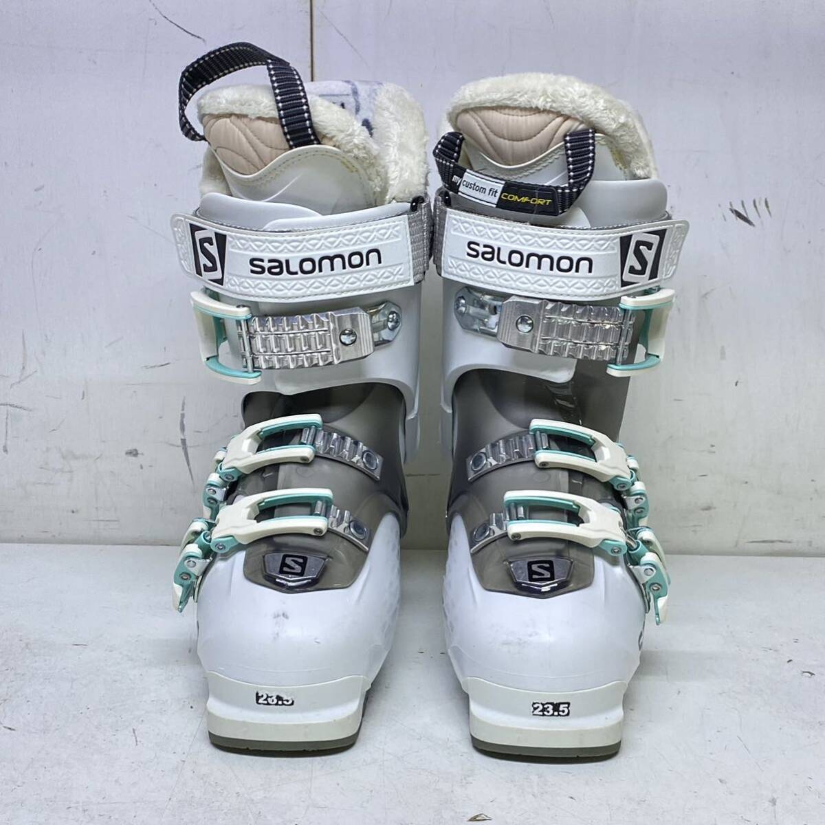 R♪ サロモン SALOMON レディース スキーブーツ Quest Access 60 W L37814600 ホワイト/アントラシット トランスルー 23.5cm_画像2