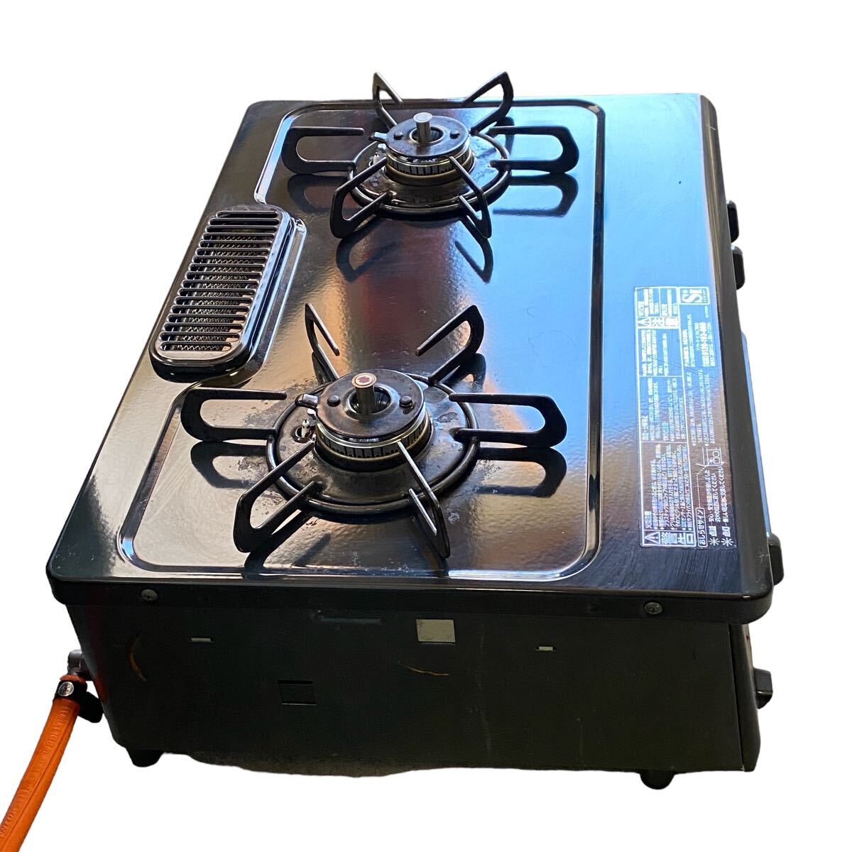 A! Paloma LP gas gas portable cooking stove IC-S37-L left a little over fire propane LP gas paroma gas-stove water less grill switch type empty .. prevention 