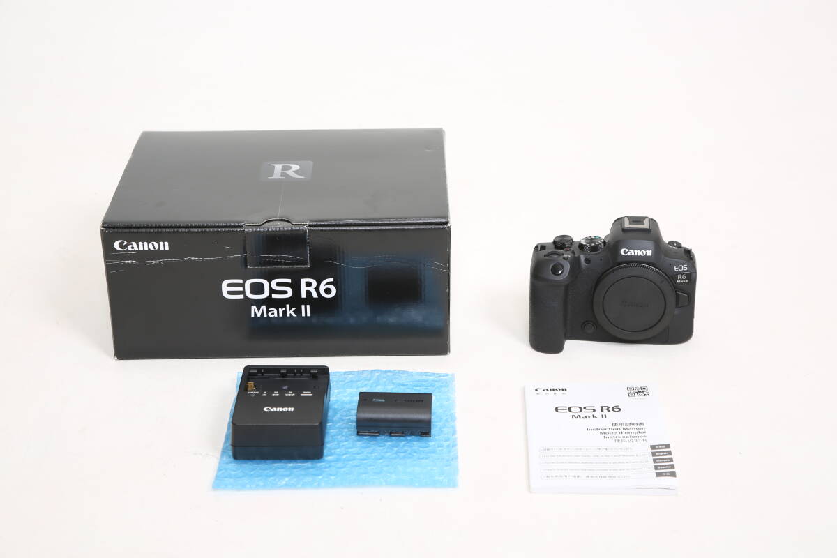 キヤノンミラーレスカメラ EOS R6 Mark Ⅱ 本体のみ　USED購入後未使用　美品　箱・説明書付き　_画像1