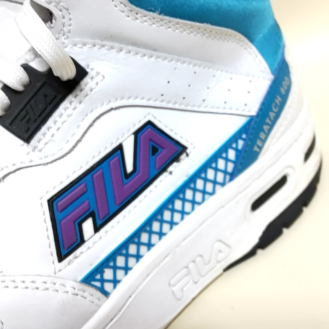 FILA TERATACH 600 白色 26.5cm フィラ バッシュ ハイカット スニーカー バスケットボール バスケ シューズ 靴 イタリア Italy メンズ