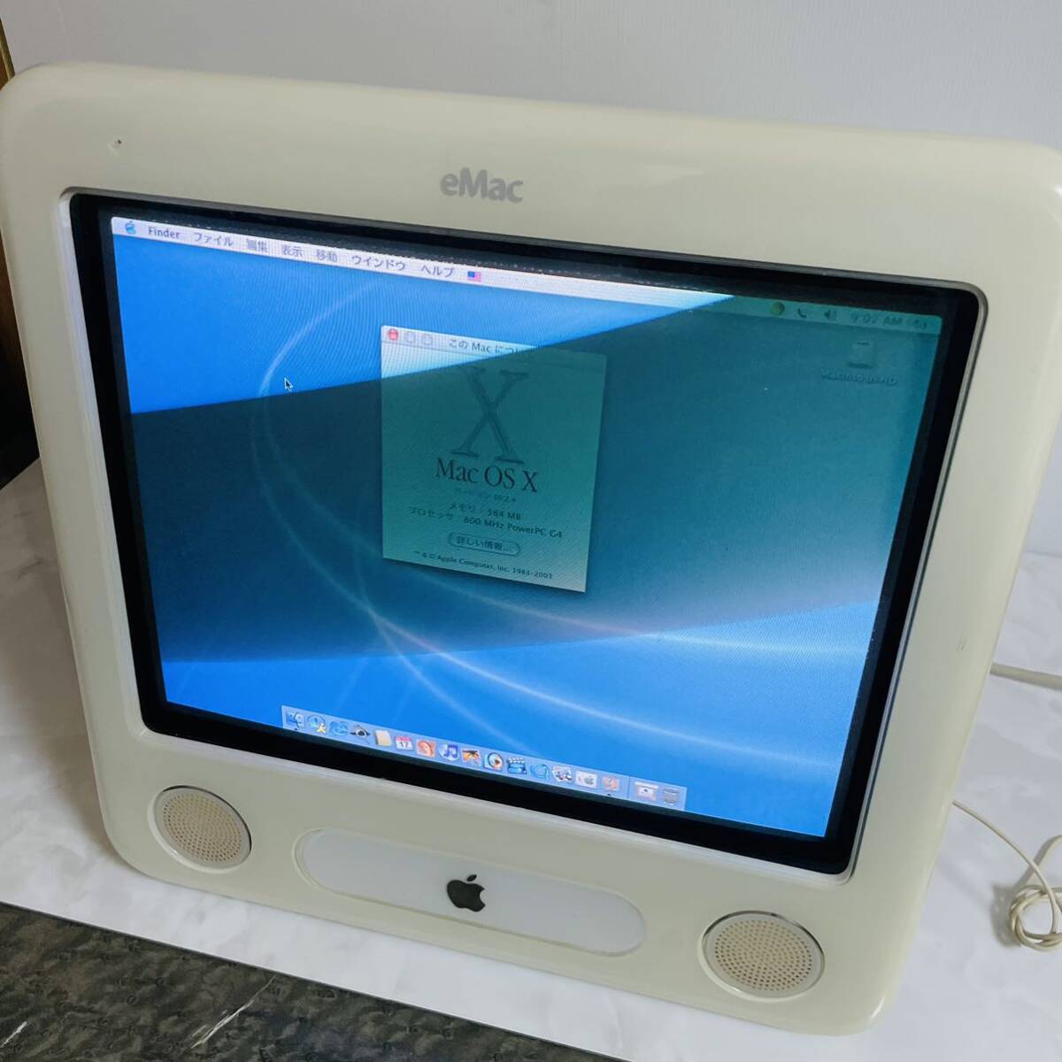 Apple eMac キーボード マウス A1002 動作品の画像9