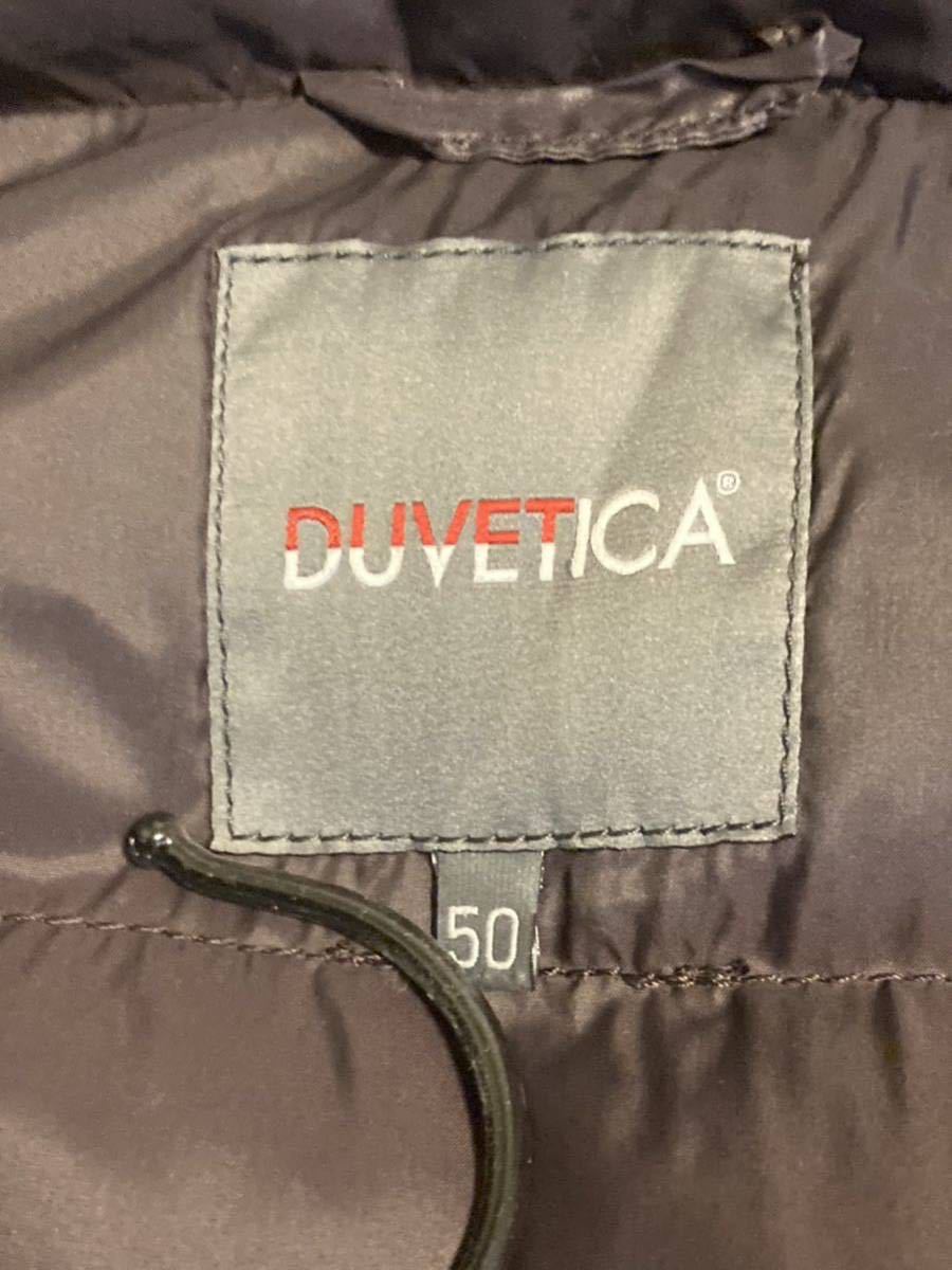 DUVETICA デュベティカ ダウンジャケット フード脱着可能 ダークパープル 濃紫 サイズ50_画像5