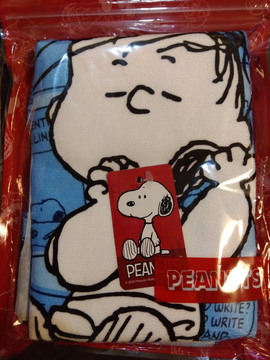 新品★SNOOPY★スヌーピーメイト★ディリータオル / ポケット付き ボトルホルダー