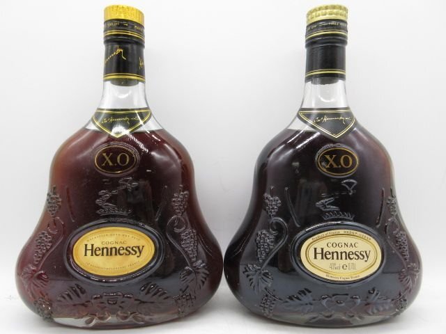 未開栓 洋酒 ヘネシー XO 金キャップ クリアボトル Hennessy 700ml 40% 8本セット コニャック ブランデー 送料無料_画像4