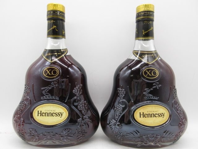 未開栓 洋酒 ヘネシー XO 金キャップ クリアボトル Hennessy 700ml 40% 8本セット コニャック ブランデー 送料無料_画像3