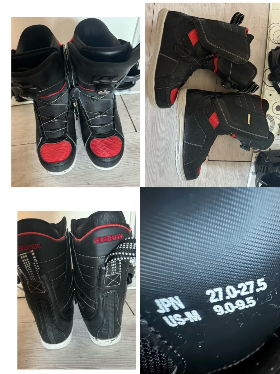  immediate payment ZUMA length .133cm snowboard set, binding KISSMARK27cm boots, case postage 1800 jpy Tokyo Ikebukuro 