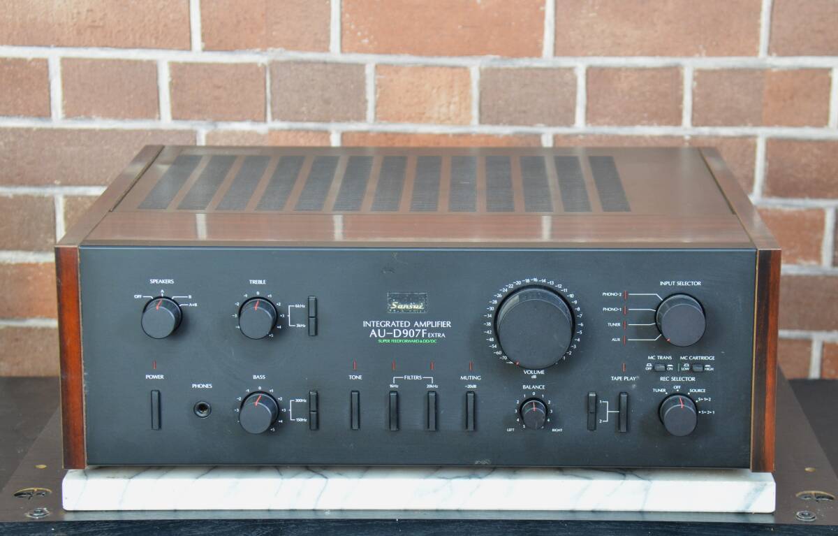 SANSUI AU-D907F Extra 　プリメインアンプ　super feedforward＆DD/DC ｛整備品｝_画像4