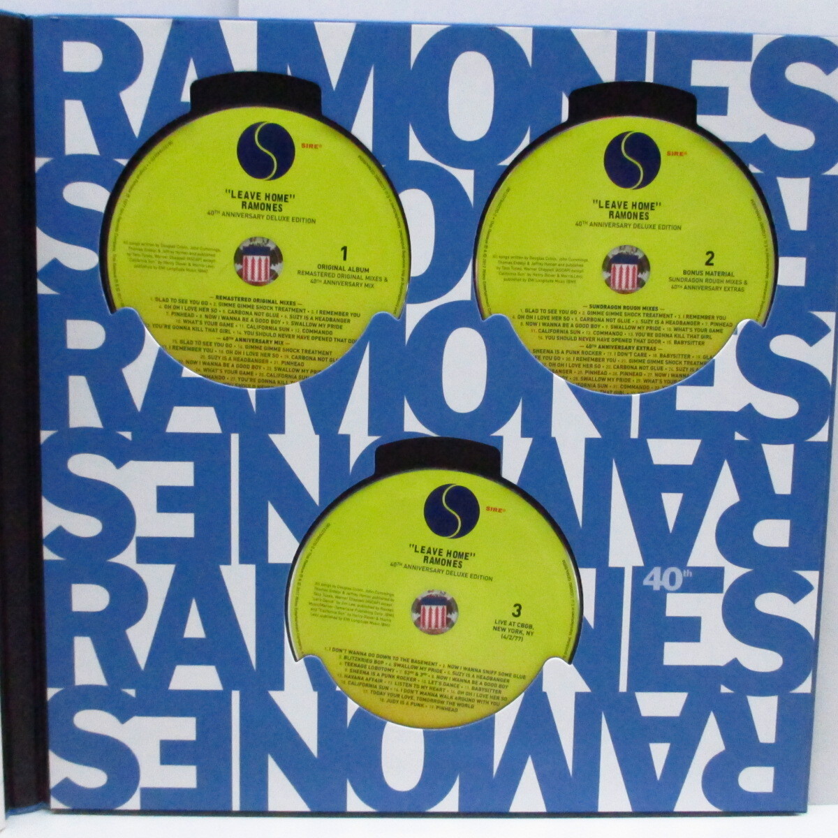 RAMONES(ラモーンズ)-Leave Home (Worldwide 「40周年記念15,000限定ナンバリング入」_画像3
