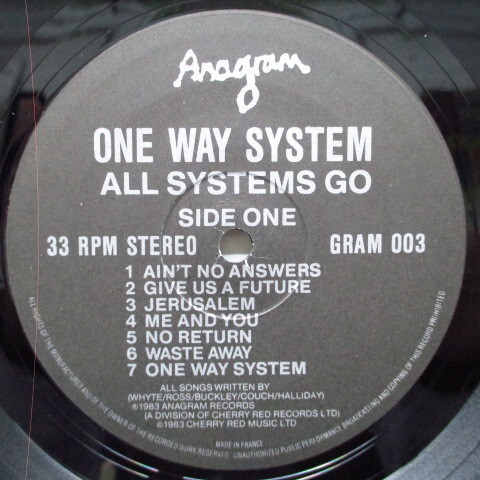 ONEWAY SYSTEM-All Systems Go (UK オリジナル LP+インナー)_画像3