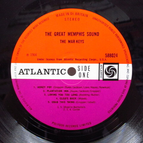 MAR-KEYS-The Great Memphis Sound (UK Orig.STEREO/CS)_画像3