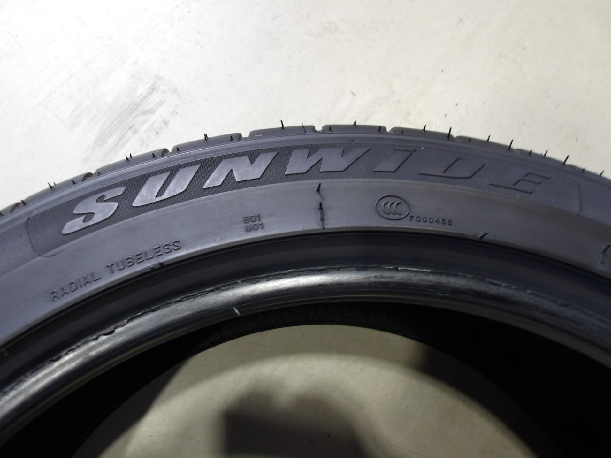 (R06/03/29) Φ 18インチ / タイヤ / SUNWIDE / サンワイド / RS-ONE / 225/45R18 95W / 1本 / 2023年製造 / 中古_画像2