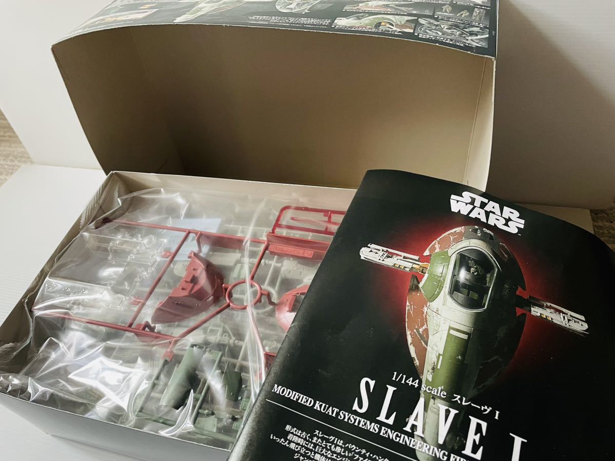 【ゆうパック送料負担！】バンダイ プラモデル スターウォーズ 1/144スケール スレーヴI 未組立 SLAVE I STAR WARS BANDAI_画像2