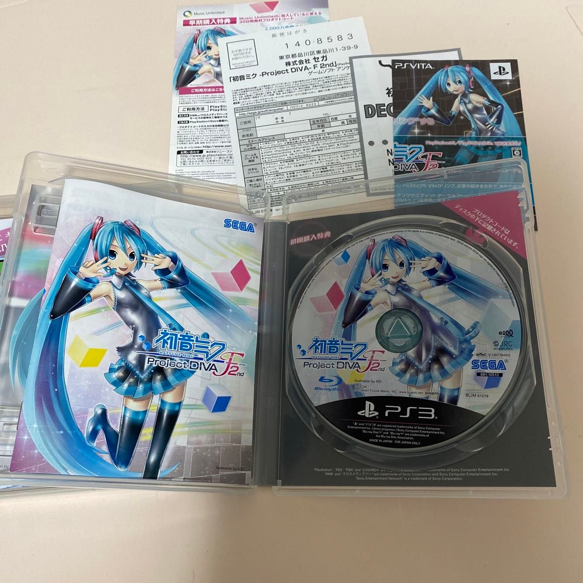 【PS3】 初音ミク -Project DIVA- F +  初音ミク -Project DIVA- F 2nd 2本まとめセット