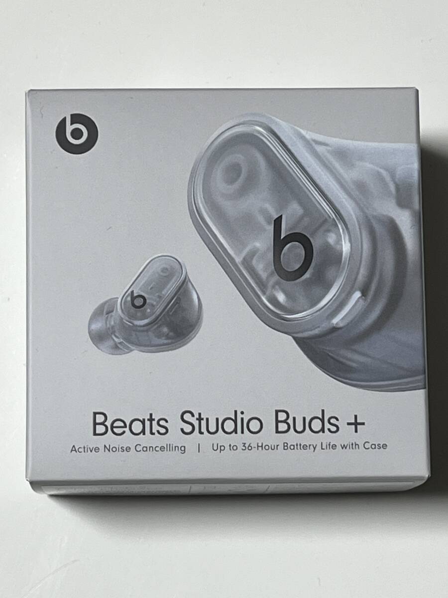 ☆新品未開封　Beats (Apple) MQLK3PA/A Beats Studio Buds + ワイヤレスノイズキャンセリングイヤフォン トランスペアレント 送料込み