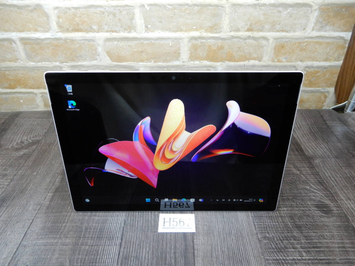 H567☆最新Windows11☆Core i7☆WEBカメラ&高速SSD 512GB & 無線LAN 搭載☆光沢12W液晶タブレットPC★Microsoft Sueface Pro5 (1796)