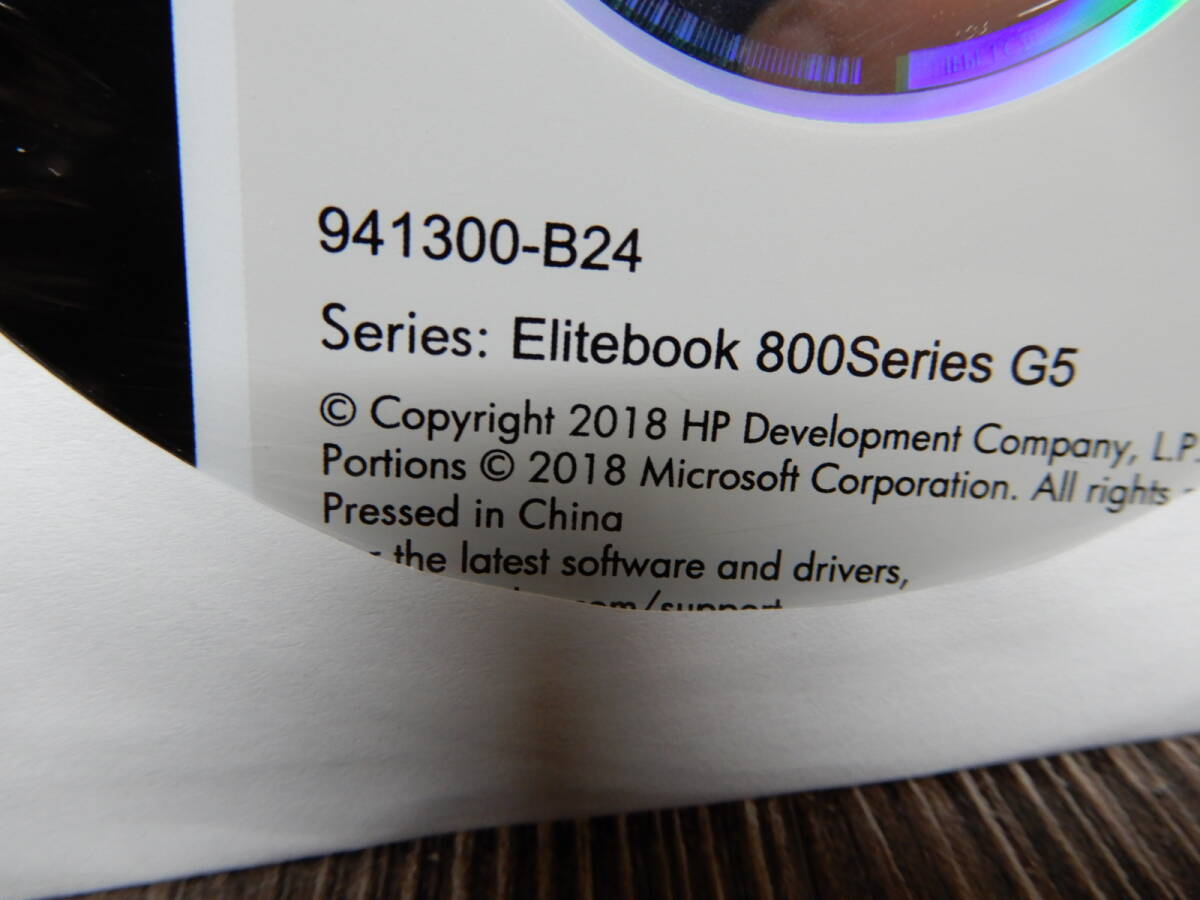 R128☆HP☆Elite BOOK 830 G5等（ELITE BOOK 800シリーズG5用）Windows10プロ64BITリカバリーメディア類_画像2