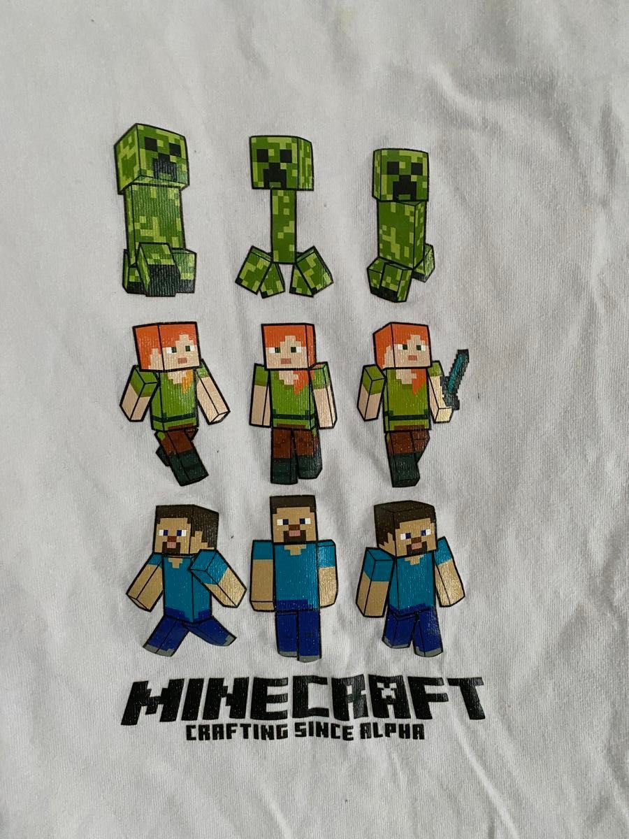 お値下げ　マインクラフト　Tシャツ　150 訳ありお安く… 匿名配送送料込み　マイクラ　人気　Minecraft