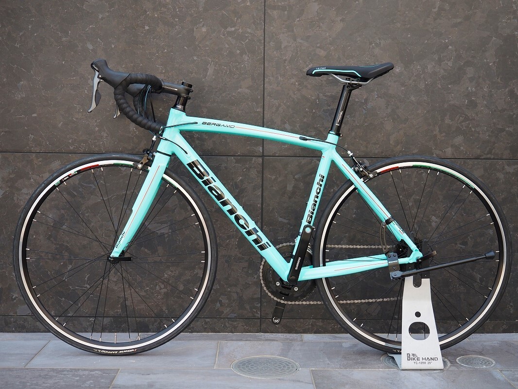 ビアンキ BIANCHI ベルガモ BERGAMO 53サイズ シマノ クラリス R2000 8S アルミ ロードバイク 【福岡店】の画像6