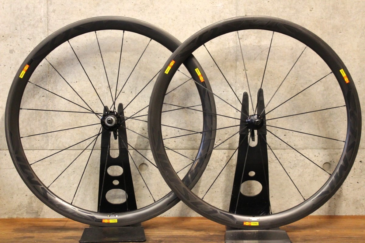 マヴィック MAVIC コスミックカーボン COSMIC CARBON 40T チューブラー ホイールセット シマノ12/11S ワイドリム 【福岡店】_画像1