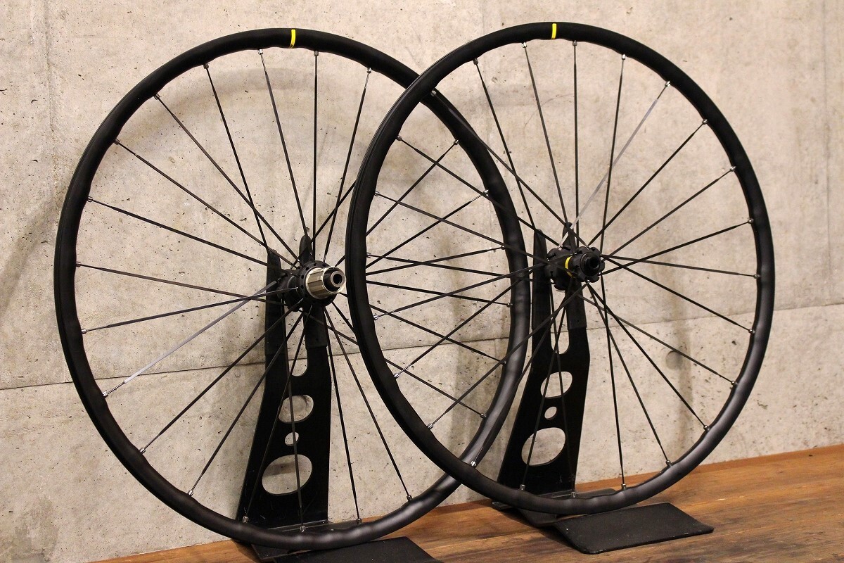 マヴィック MAVIC キシリウムエリート ディスク KSYRIUM ELITE UST DISC アルミ チューブレス ホイールセット シマノ 12/11S 【福岡店】_画像2