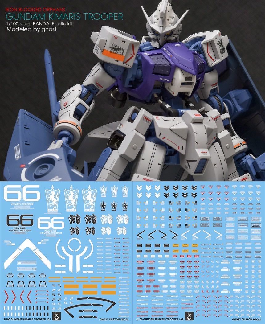 MG 1/100 ガンダムバルバトス 用水転写式デカールの画像10