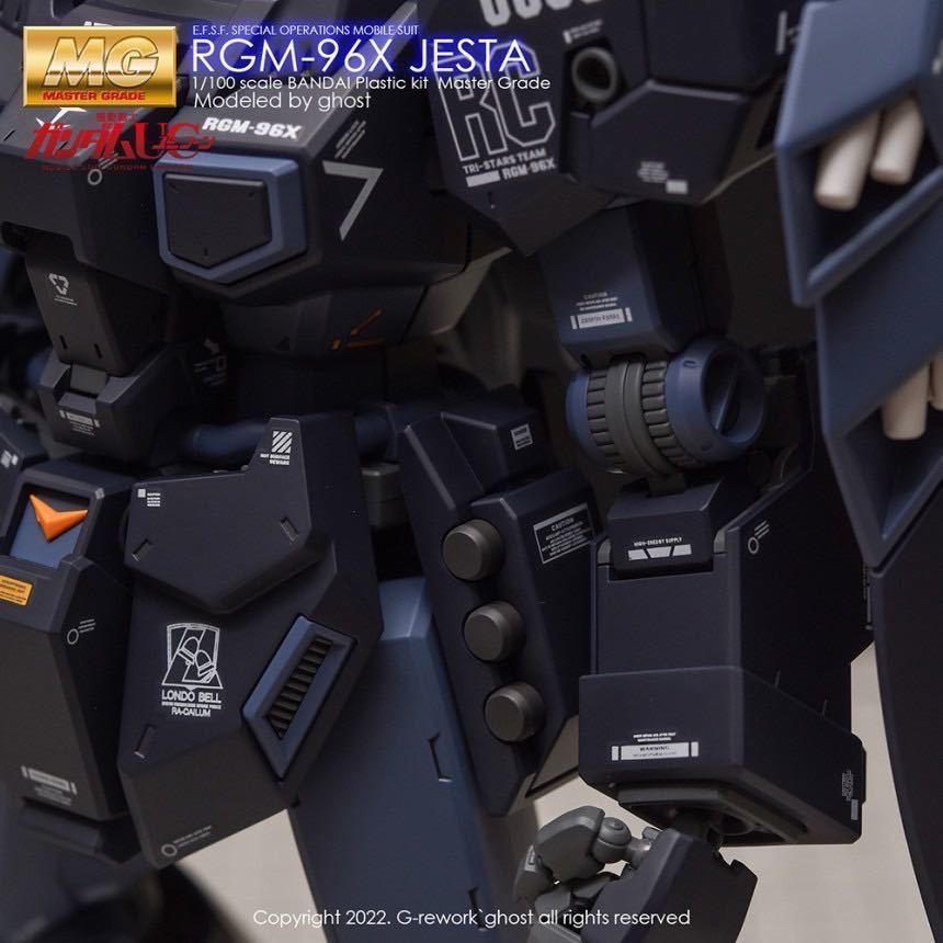 MG 1/100 RGM-96X JESTA ジェスタ専用水転写式デカール_画像8