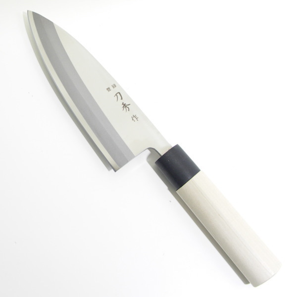 刀秀作　出刃（左利き用）１８０ｍｍ　モリブデンバナジウム鋼　ＦＣ３７２　和包丁　家庭用