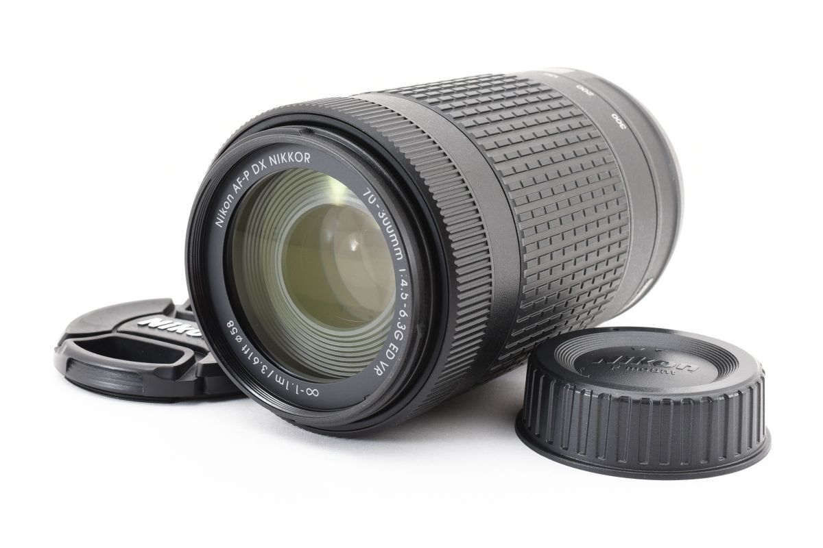 30524Y2 美品　Nikon AF-P DX NIKKOR 70-300mm f/4.5-6.3G ED VR 望遠レンズ　ニコン