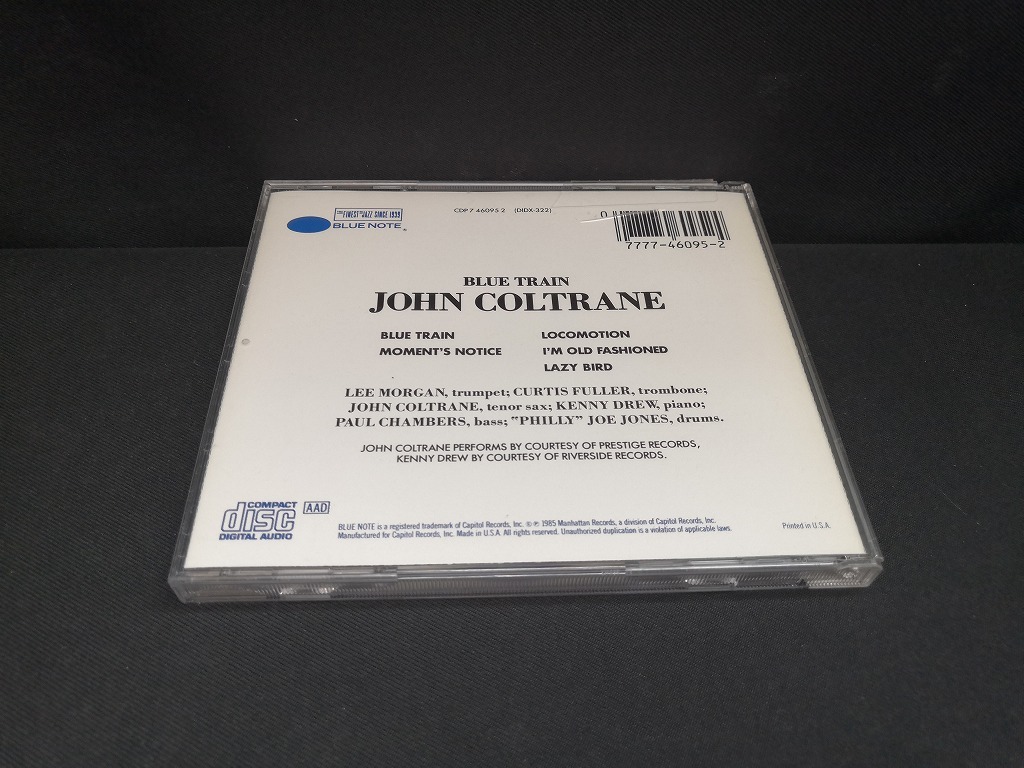 【ジャンク 送料込】CD　John Coltrane　Blue Train　/ジョン・コルトレーン　ブルー・トレイン　/再生未確認　◆N3-303_画像3