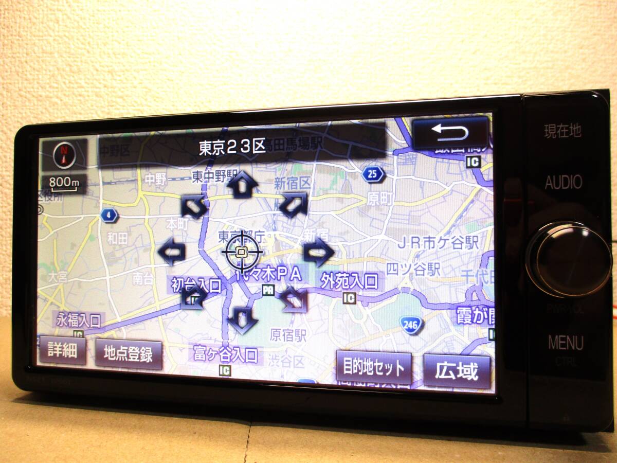 トヨタ純正 SDナビ NSZT-W66T 地図データ 2016年 地デジフルセグTV/CD/SD/DVD/Bluetoothオーディオ カーナビの画像1