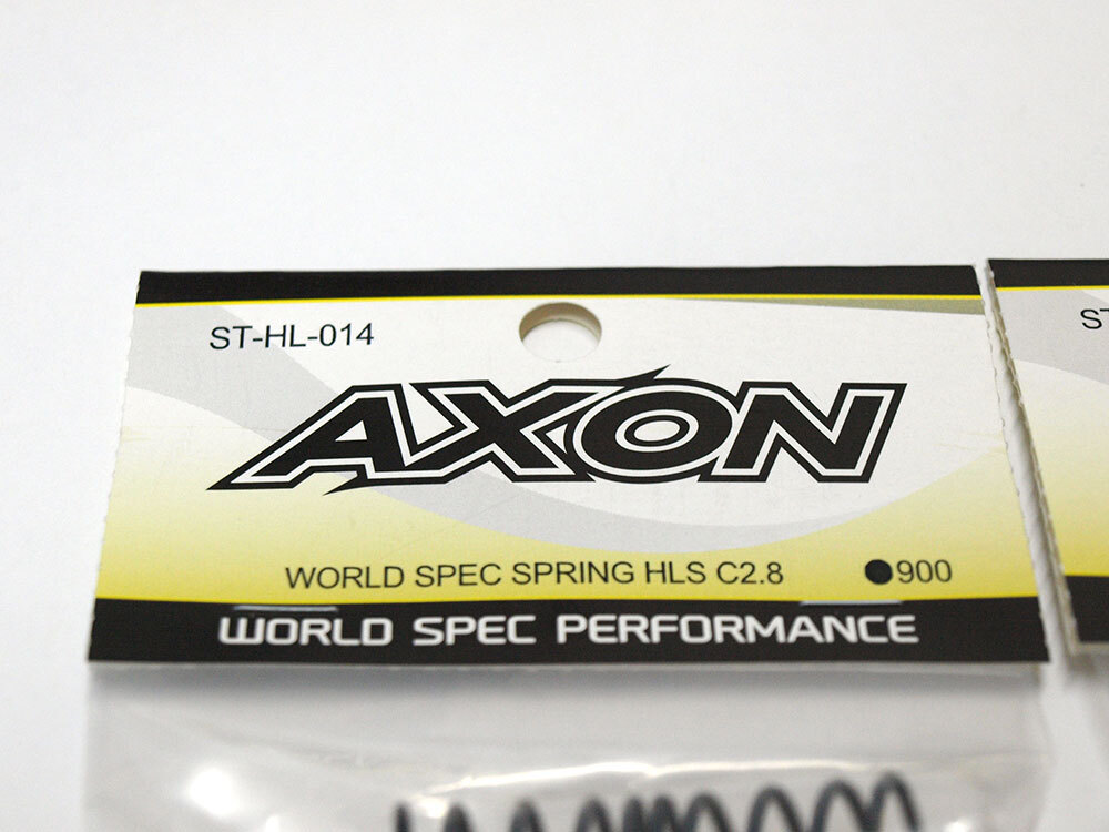 【M1292】AXON ST-HL-014 ワールド スペック スプリング HLS C2.8 2個セット 新品（RC ラジコン アクソン 希少 ダンパー ショック）_画像2