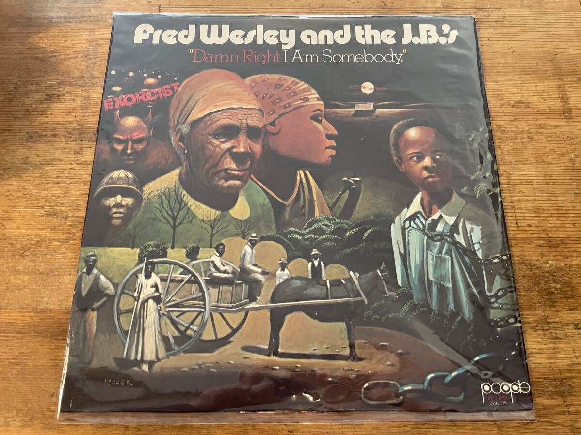 FRED WESLEY AND THE J.B.'s "DAMN RIGHT I AM SOMEBODY." LP US ORIGINAL PRESS!! 希少美盤 FUNK CLASSICS!!