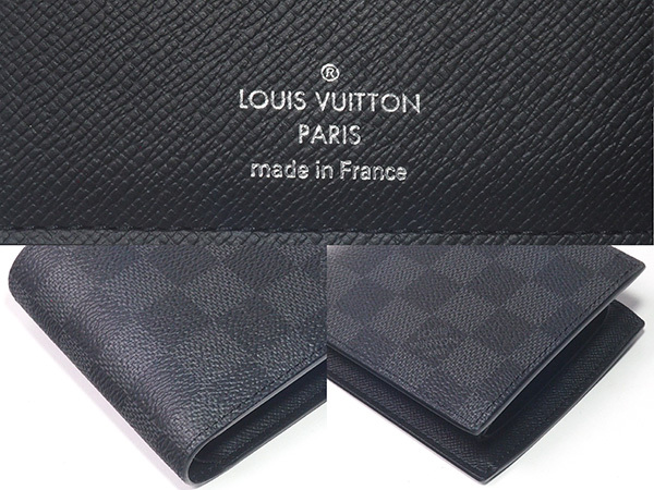 ◆ミウラ◆ルイ・ヴィトン LOUIS VUITTON ダミエ グラフィット ポルトフォイユ マルコ NM 2つ折り財布 N63336_画像5