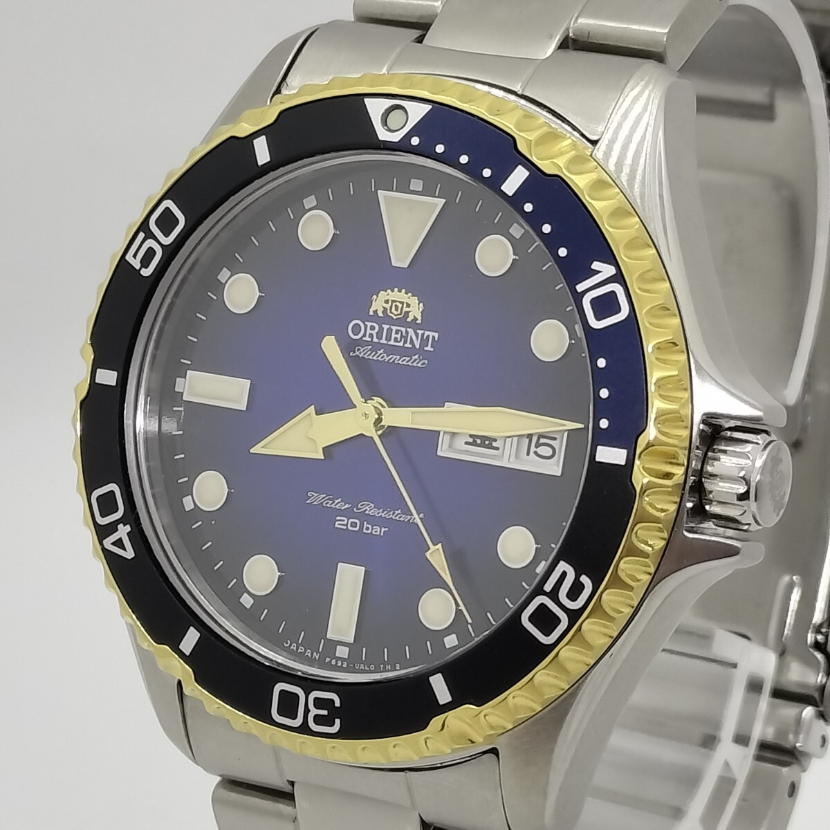 【美品】 ORIENT オリエントMAKOマコRN-AA0815L 600本限定モデル箱保付きメンズ腕時計_画像3