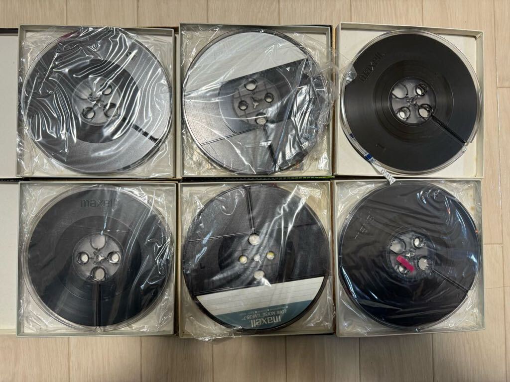 オープンリールテープ 42本まとめ 7号 BASF TEAC Scotch SONY maxell FUJI他 録音済み 使用済み 中古 RE-702他 現状品_画像9