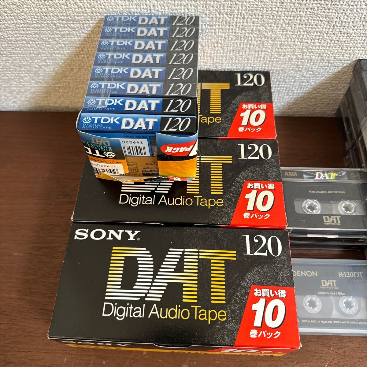 【新品未使用品】 SONY DATテープ 87本まとめ 10DT-120RA TDK DA-R120 マクセル DM120他 現状品_画像4