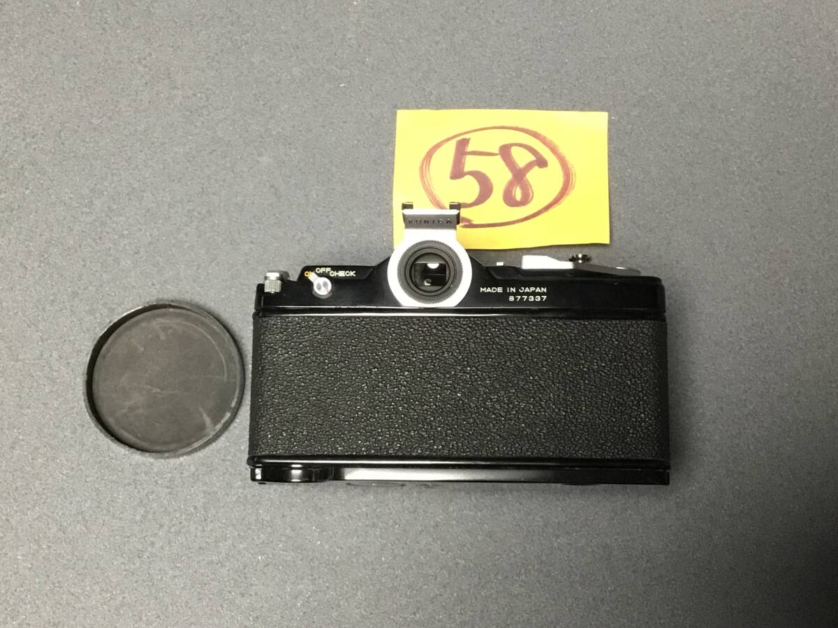 (58)コレクション放出 超レア輸出用コニカオートレフレックス黒57ミリf1.4付中古_画像4