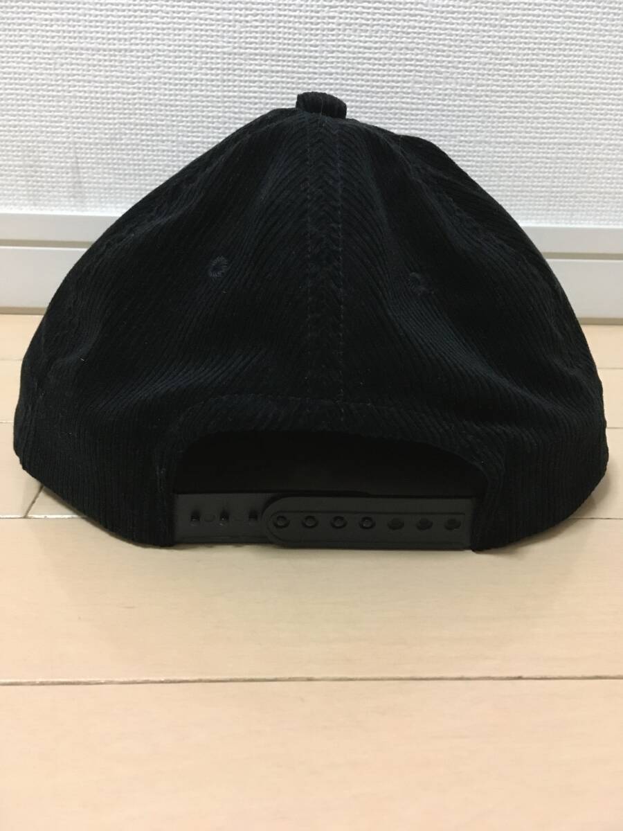 STANDARD CALIFORNIA SD Corduroy Logo Cap BLACK FREE スタンダードカリフォルニア キャップ 帽子 6パネル コーデュロイ ブラックの画像2